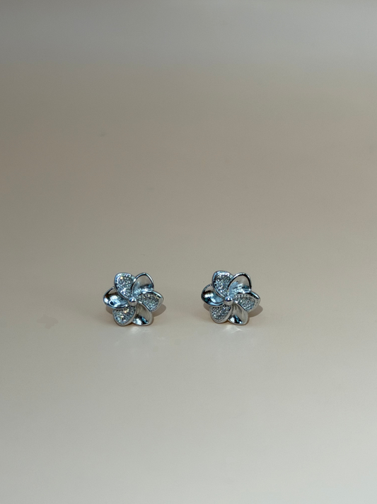 "FIORENZA" Ohrringe in Blütenform aus 925 Sterling Silber