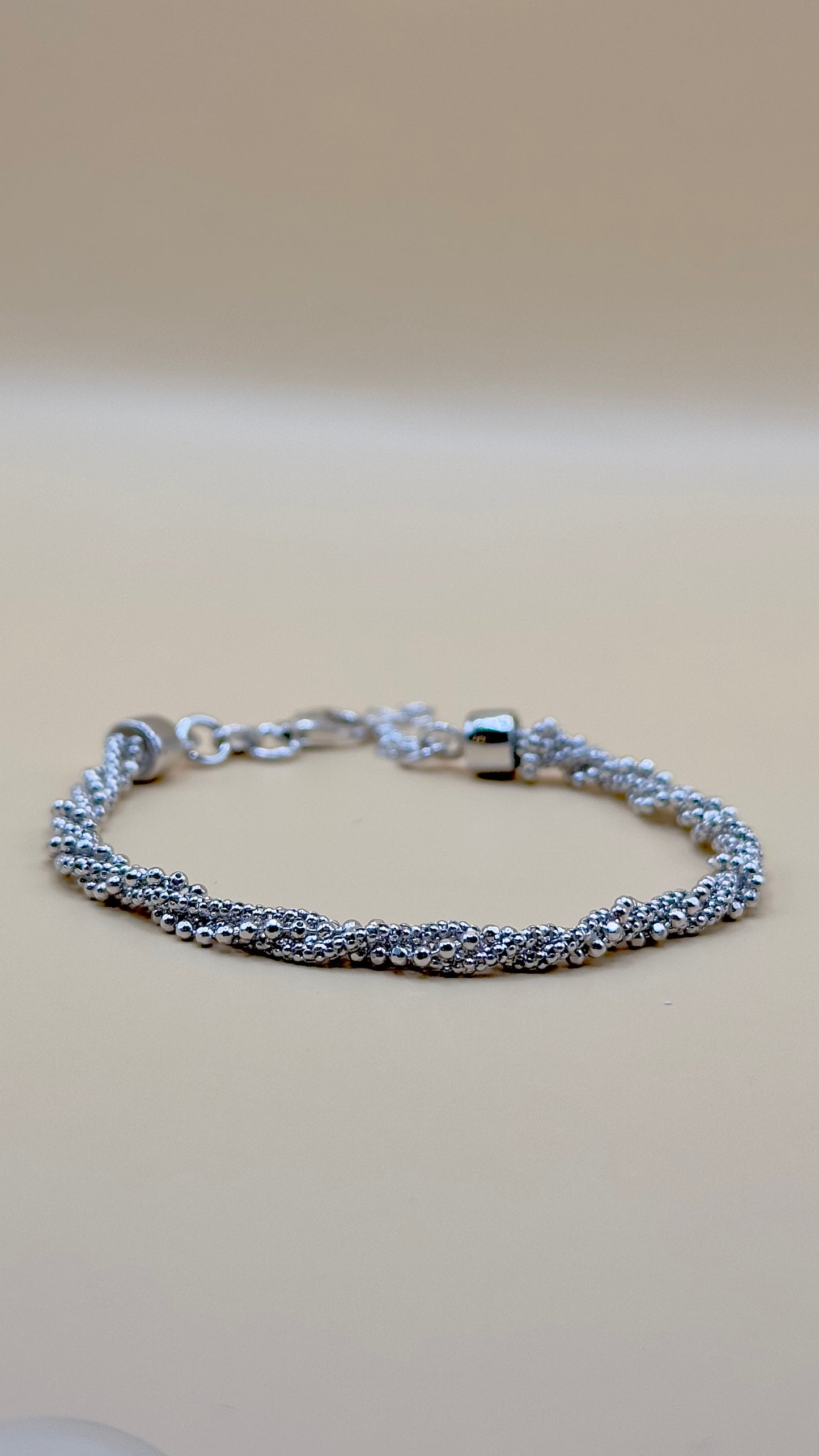 “Brera” – handgefertigtes geflochtenes Armband in Sterling Silber