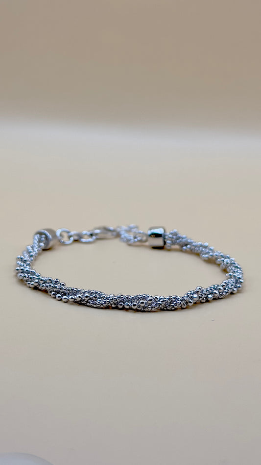“Brera” – bracciale intrecciato artigianale in argento sterling