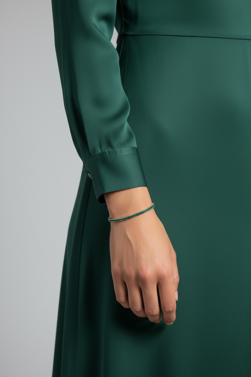 Portofino – Grünes Zirkonia-Tennisarmband