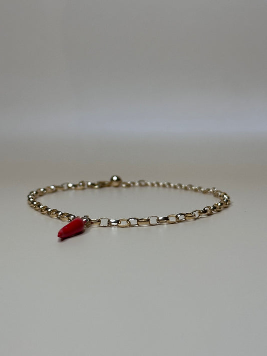 “Cosenza” 925 Silber mit Peperoncino-Anhänger