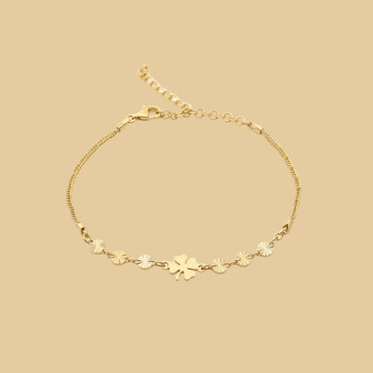 "Taormina" Gold-Plated 925 Sterling Silver with Clover