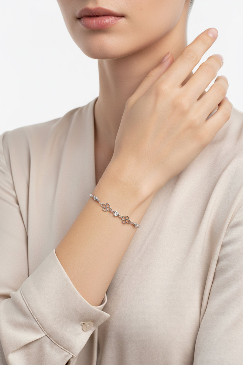 Sorrento – Armband mit Herz und Kleeblatt