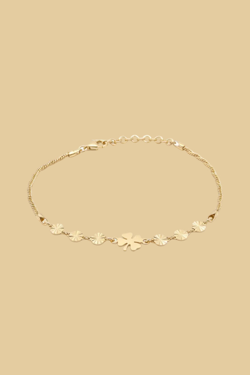 "Taormina" Gold-Plated 925 Sterling Silver with Clover