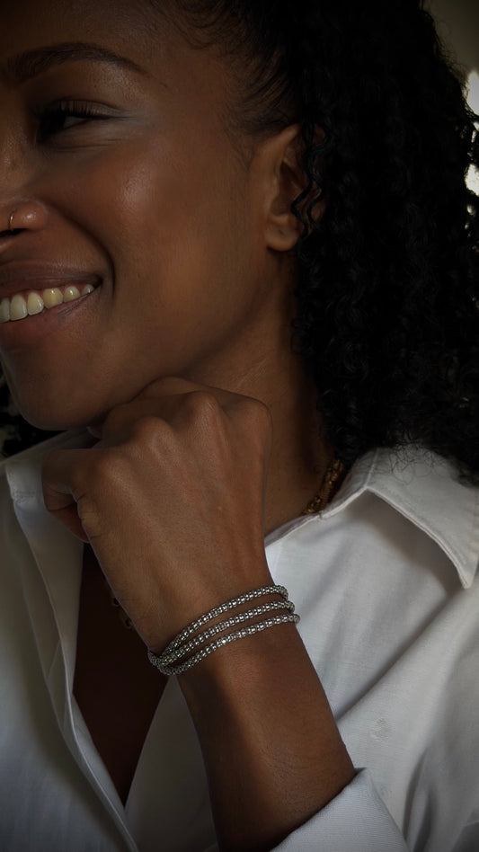 “Modena” – Bracciale multifilo in argento sterling 925