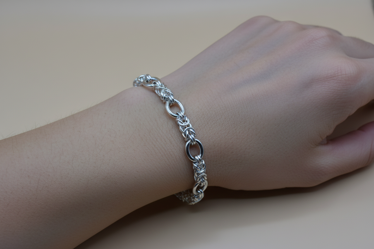 “Firenze” – Geflochtenes Armband aus 925er Sterlingsilber