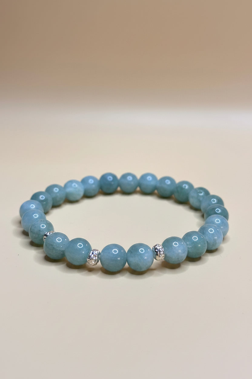“Locarno” 925 Silber mit Aquamarin