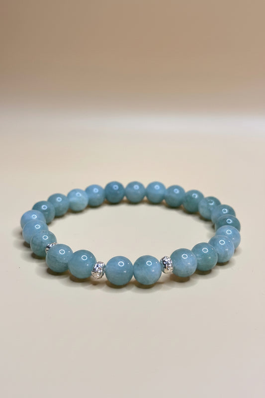 "Locarno" 925 Silver with Aquamarine