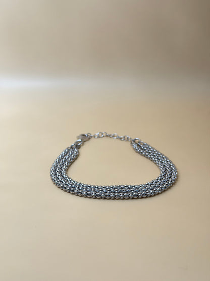 “Modena” – Bracciale multifilo in argento sterling 925