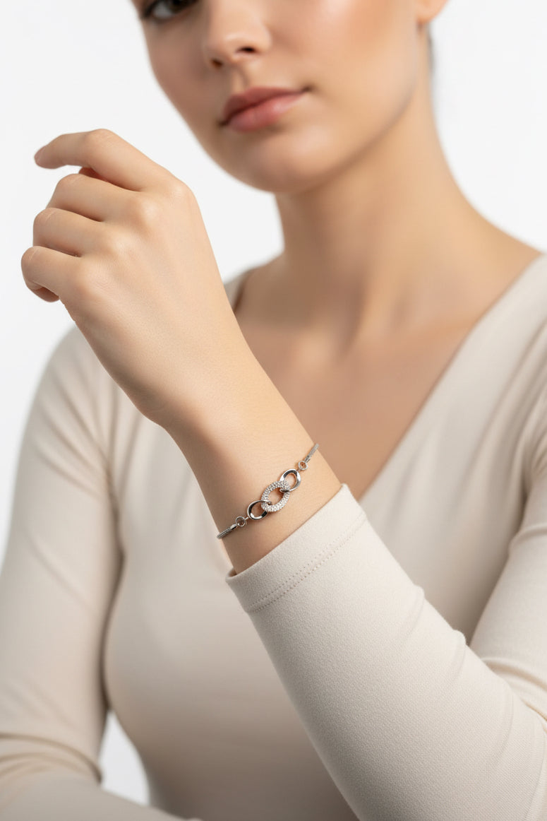 “Bologna” 925 Silber mit Zirkonia