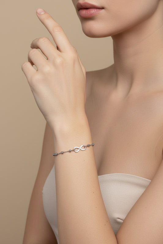 "Viterbo" 925 Silver, Infinity Symbol