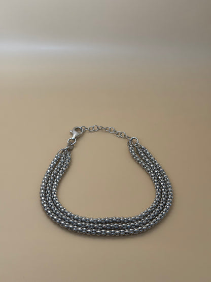 “Modena” – Bracciale multifilo in argento sterling 925