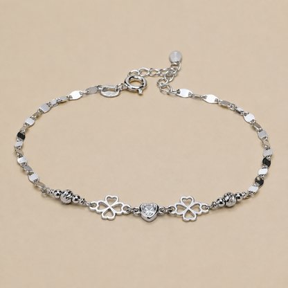 Sorrento – Armband mit Herz und Kleeblatt