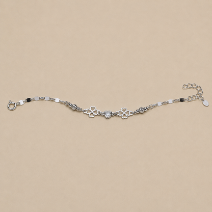 Sorrento – Armband mit Herz und Kleeblatt