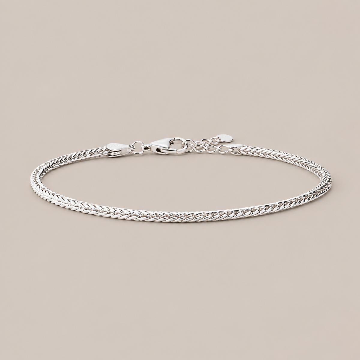 Trento – Kettenarmband mit quadratischen Gliedern