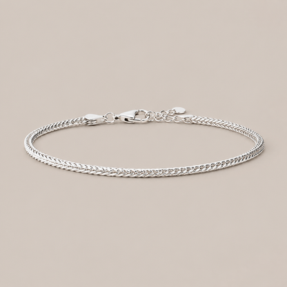 Trento – Kettenarmband mit quadratischen Gliedern