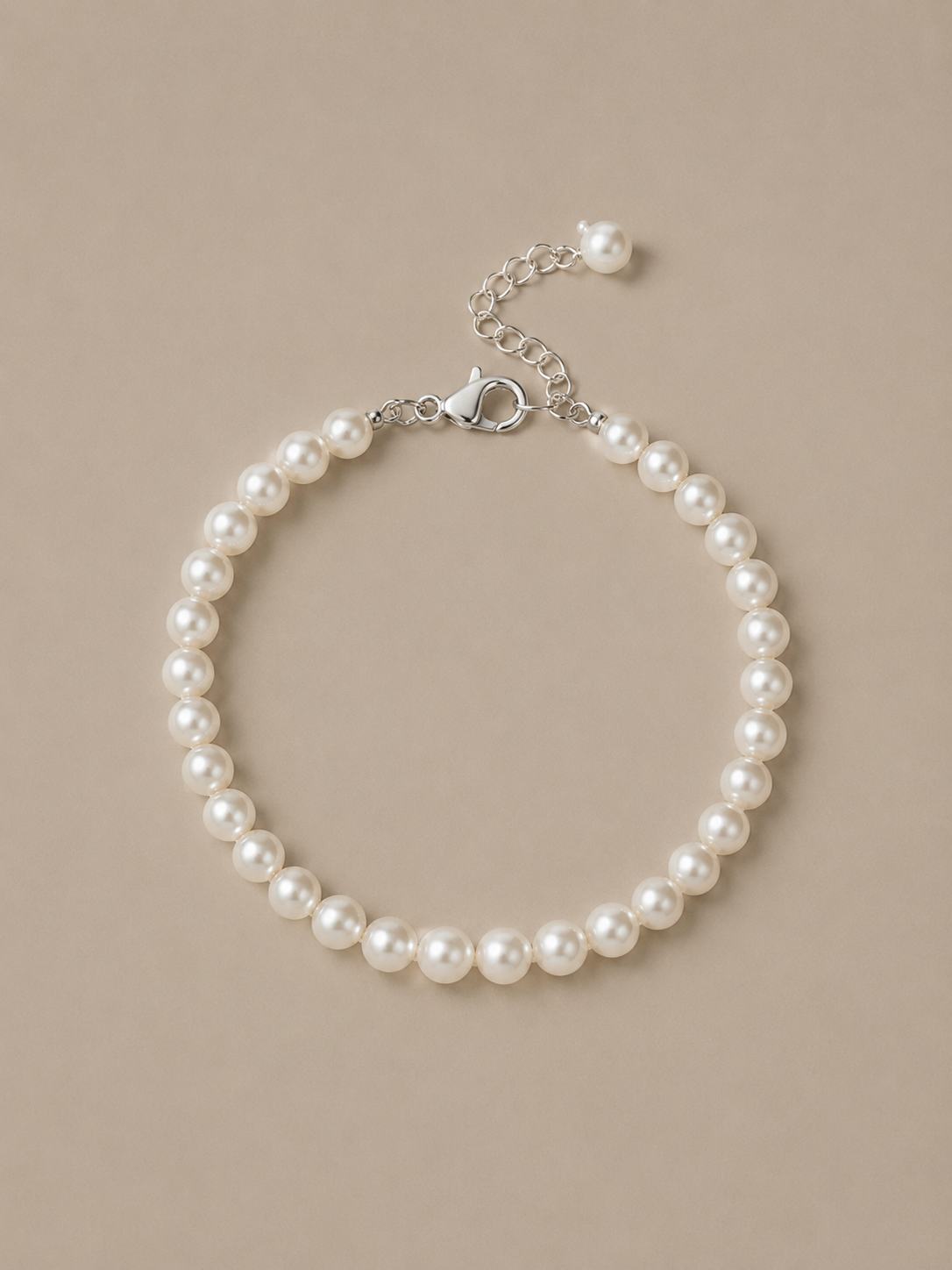 Venezia – Weisses Perlenarmband