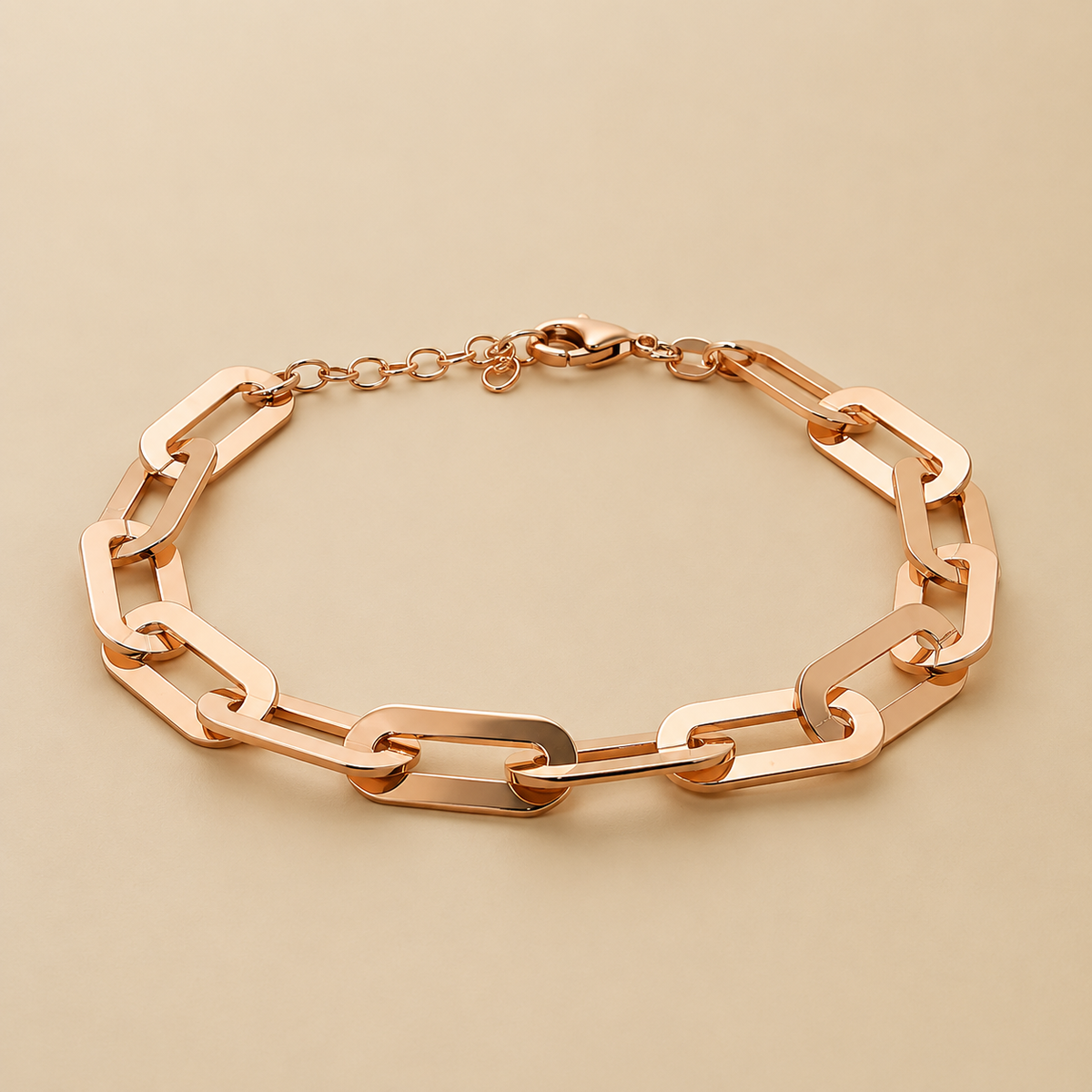 Arezzo – Rosévergoldetes Statement-Gliederarmband