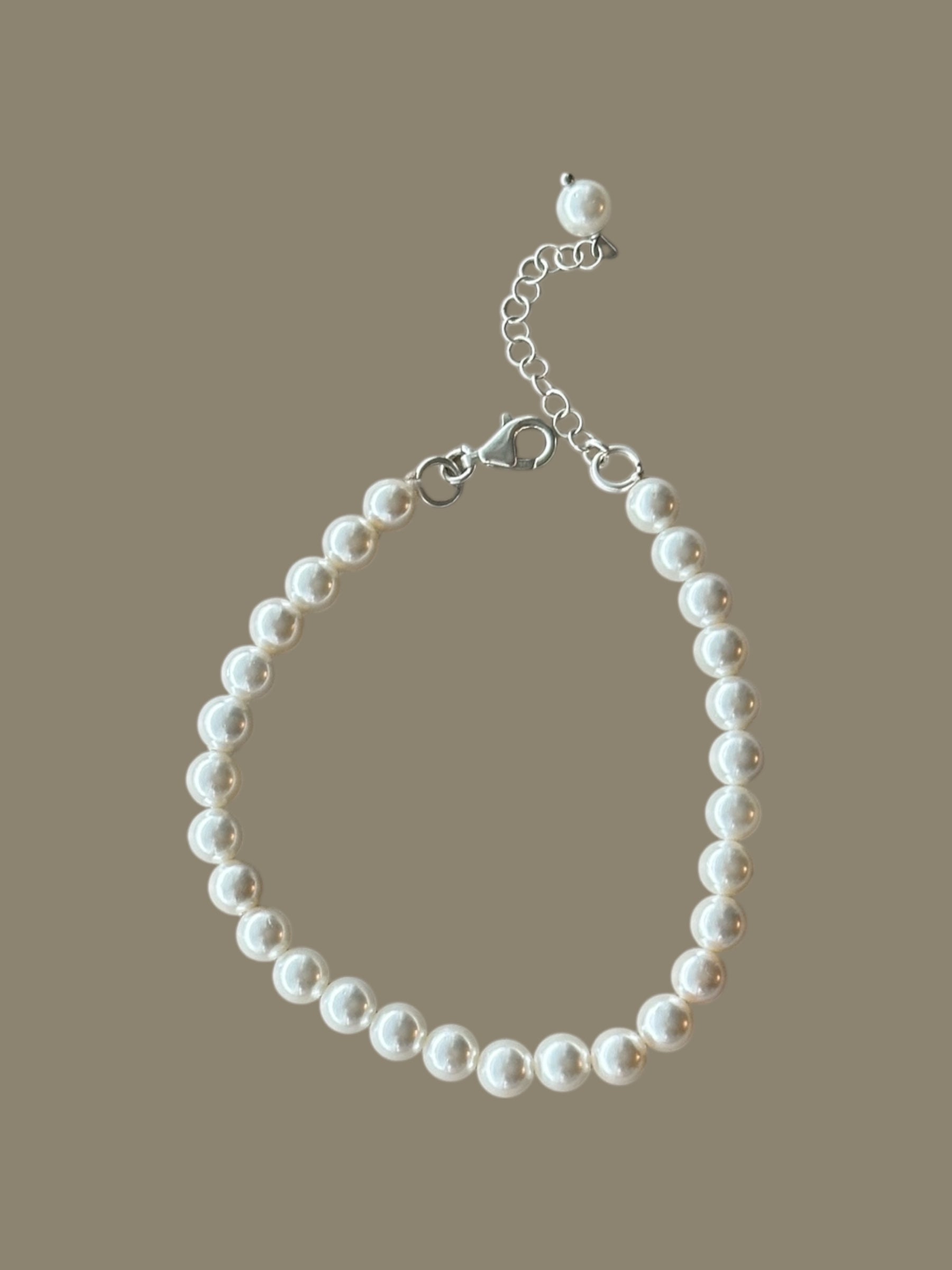 „Venezia“ – Armband aus 925er Sterlingsilber mit Perlen