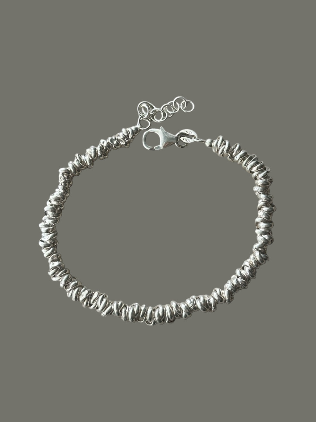 „Matera“ – Nugget-Armband aus 925er Sterlingsilber