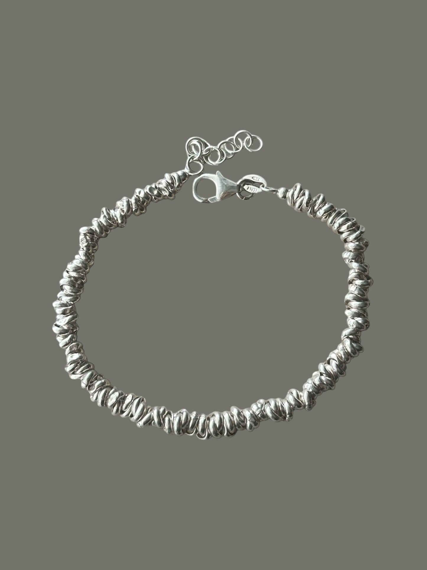 “Matera” – nugget bracelet made of 925 sterling silver