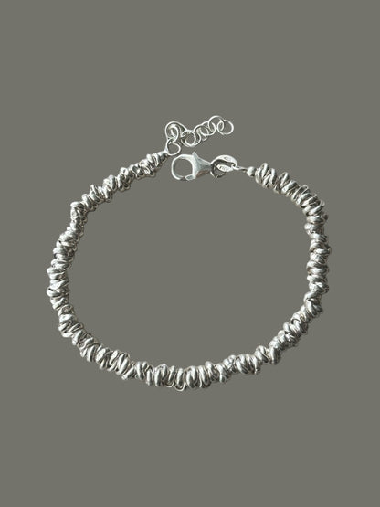 “Matera” – nugget bracelet made of 925 sterling silver