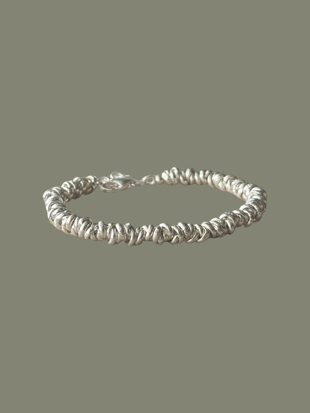 „Matera“ – Nugget-Armband aus 925er Sterlingsilber