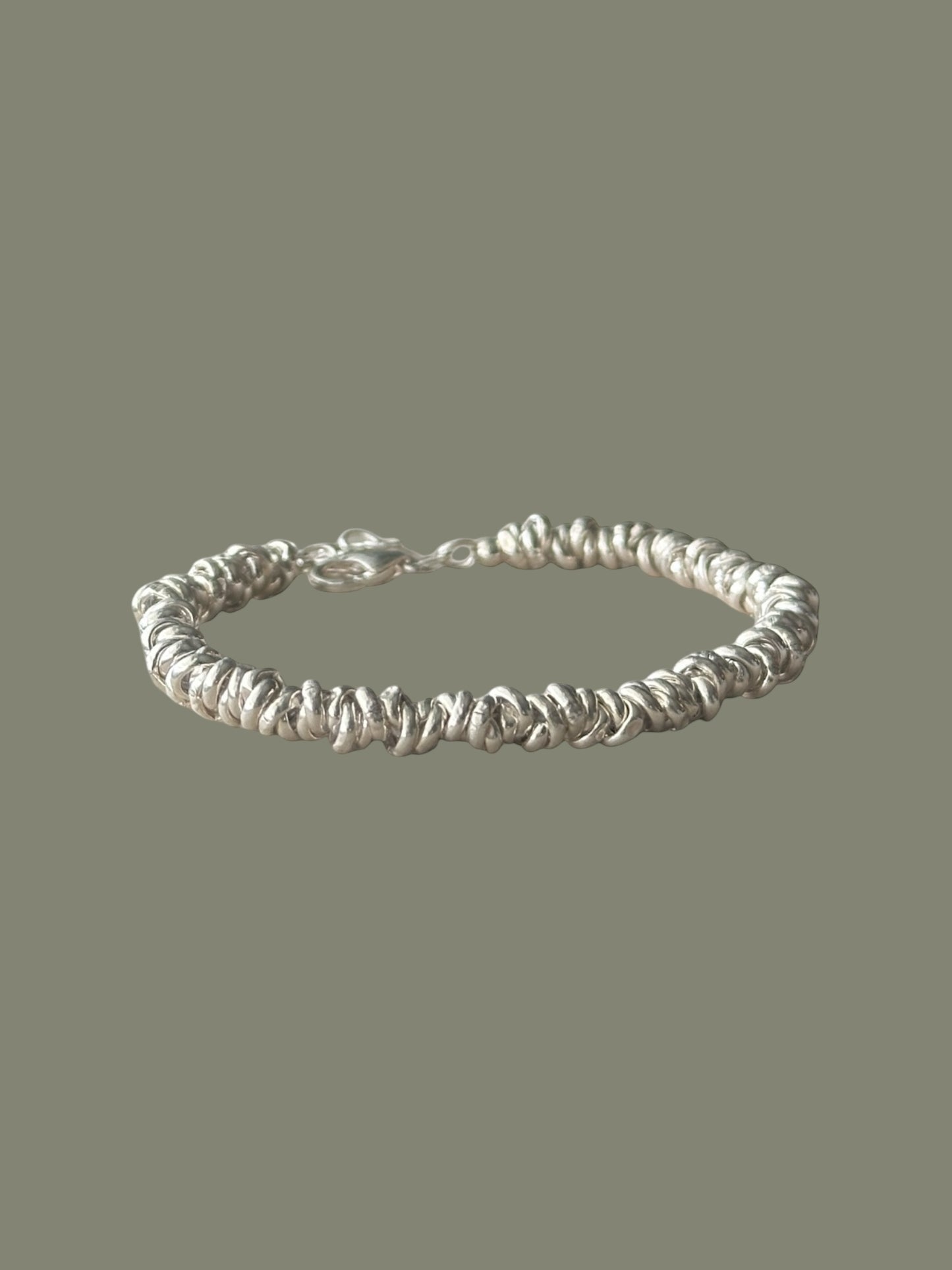 “Matera” – nugget bracelet made of 925 sterling silver