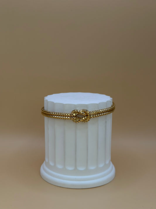 "Pavia" – Bracciale placcato oro in argento sterling 925