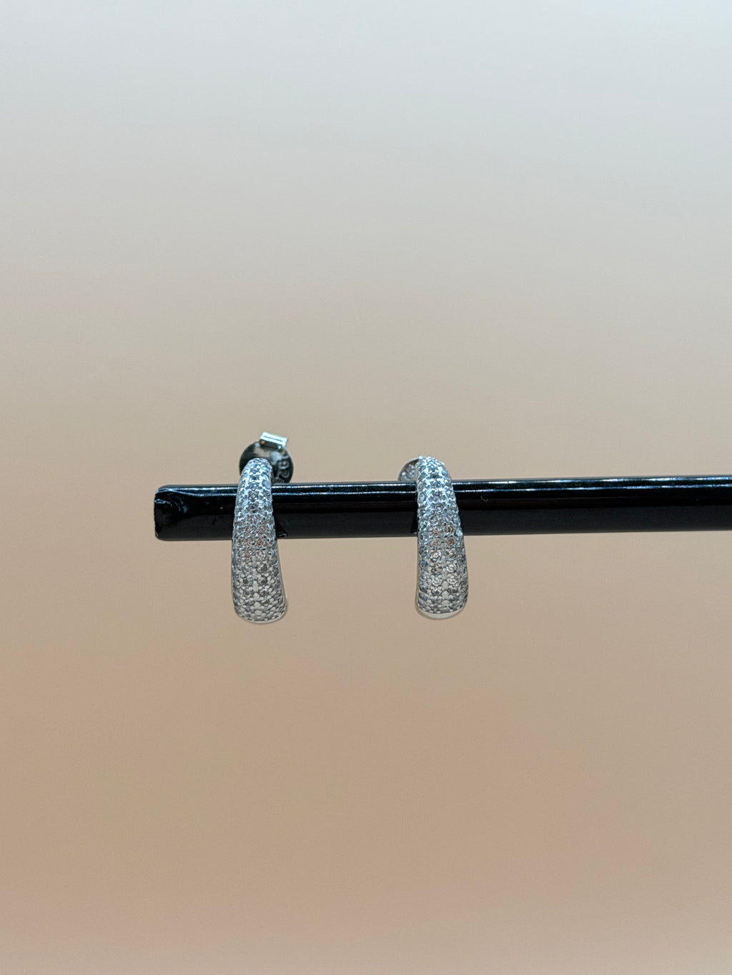 "ARGENTA"  Creolen aus 925 Sterlingsilber mit Zirkonia