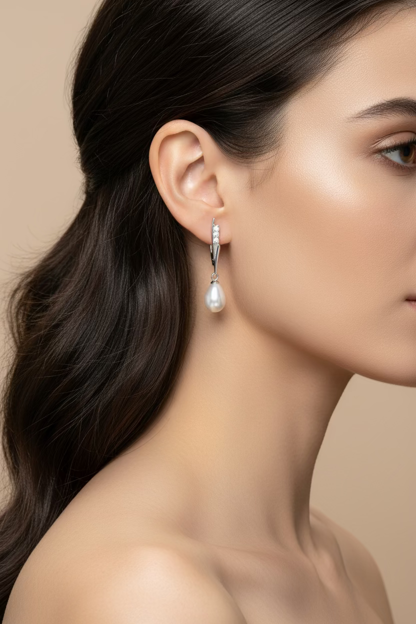 "PERLACEA" 925 Sterling Silber mit Perle