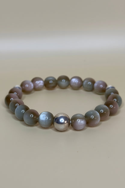 Bracciale in pietra naturale "Ascona" con argento sterling 925